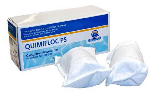 Floculante, Quimifloc PS, cartucho 4 x 30 g, 24 u