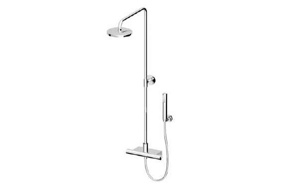 Columna ducha termostática Isyshower, cromo, Ø19 cm