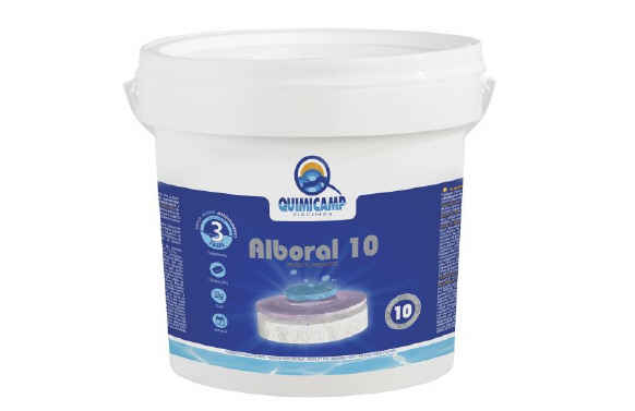 Clor 10 efectes, Alboral 10,  tauleta 250 g, 5 kg