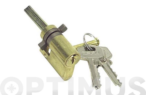 Cilindre TE5, clau serreta, níquel, lleva 13,2 mm, 30-30