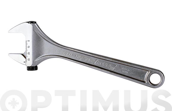 Llave ajustable, moleta lateral  8" - 1/2