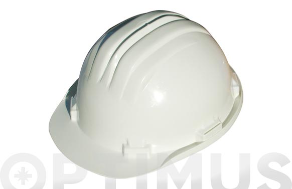 Casco protección con regulación, blanco