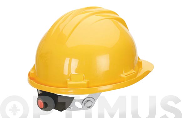 Casco protección con regulación, amarillo