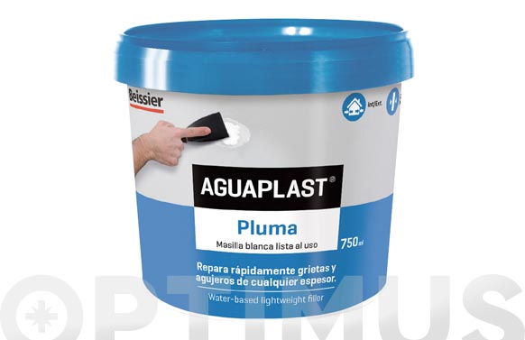 Aguaplast pluma en pasta, 750 ml.