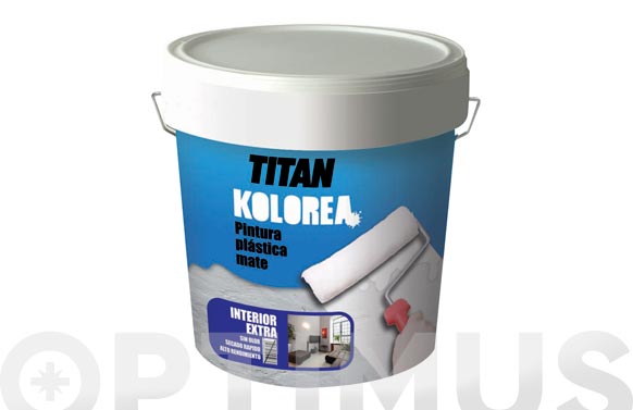 Pintura plástica blanca, 20 kg