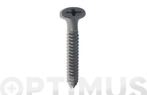 Tornillo cabeza trompeta, pladur-metal, phillips, fosfatado, 3,5 x 35 mm