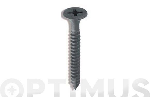 Tornillo cabeza trompeta, pladur-metal, phillips, fosfatado, 3,5 x 45 mm