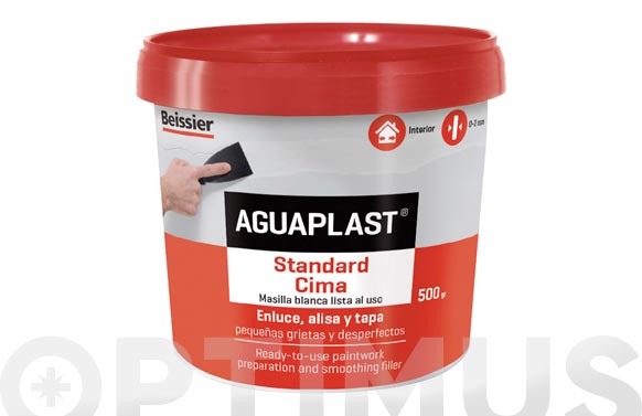 Aguaplast estàndard cima, 500 g