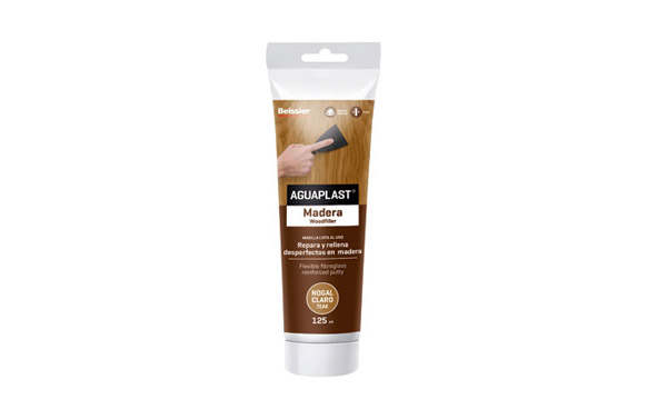 Aguaplast reparació fusta, 125 ml, noguera clar