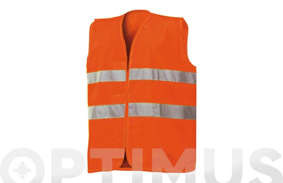 Chaleco alta visibilidad, naranja, Talla XL
