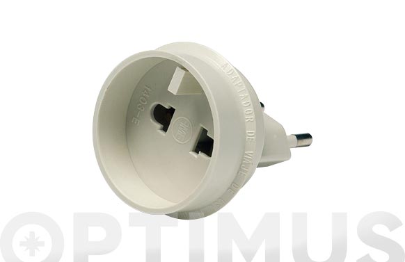 Adaptador universal blanc,10A