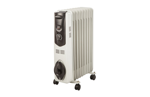 Radiador oli Sahara, gris, 1500 W