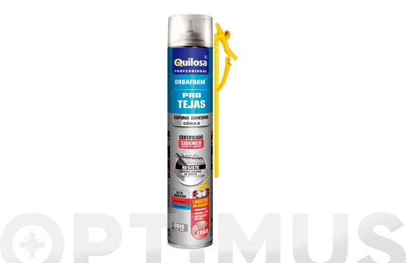 Escuma orbafoam adhesiu teula, cànula, gris, 750 ml.