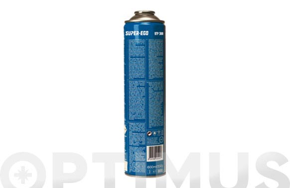 Cartutx gas d'un sol ús amb vàlvula, 600 ml