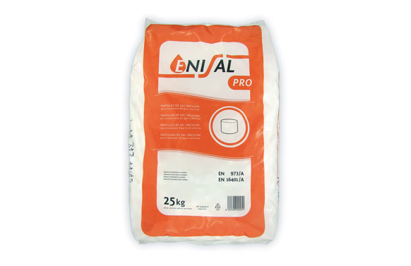 Sal refinada descalcidicador Vacuum, en pastilles, 25 kg