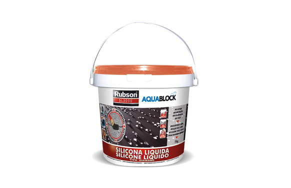 Silicona líquida Aquablock, gris, 1 kg