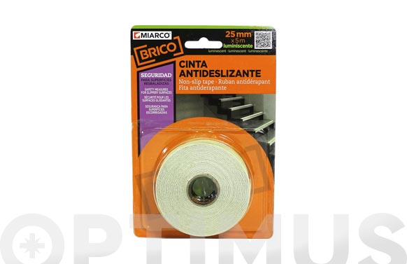 Cinta antilliscant luminiscent, 25 mm x 5 m