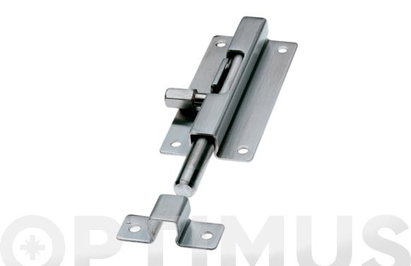 Cerrojo pasador, acero inox mate, 40 x 28 mm 