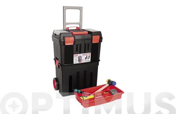 Caja carro herramientas, polipropileno, N 57,  470 x 290 x 630 mm