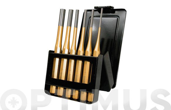 Juego botador cilíndrico, 6 piezas, 150 mm