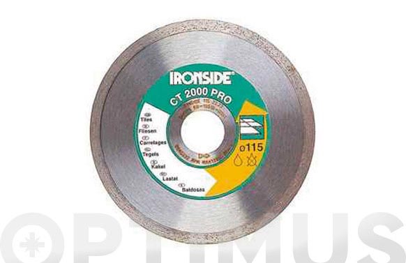 Disc diamant, CT 2000 Pro, Ø115 x 22 mm