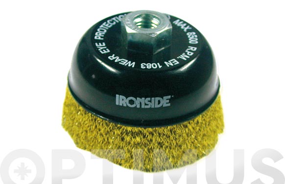 Raspall tassa pua llautó, M14, Ø75 mm