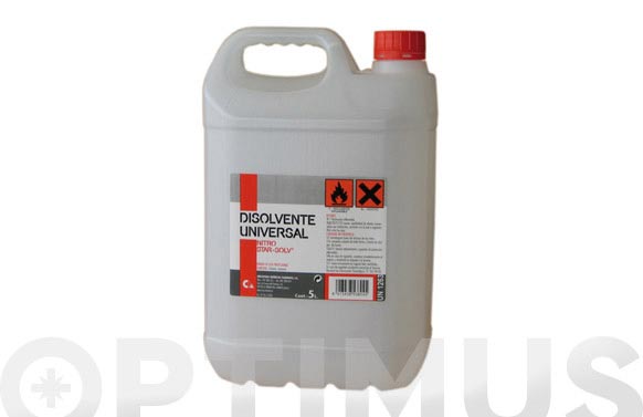 Disolvente universal, envase plástico, 5 l