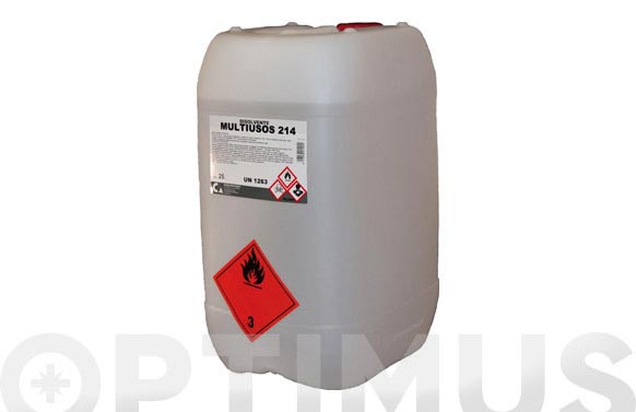 Disolvente multiusos, envase plástico, 5 l