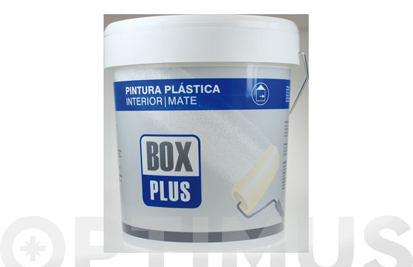 Pintura plástica  blanca, 25 kg