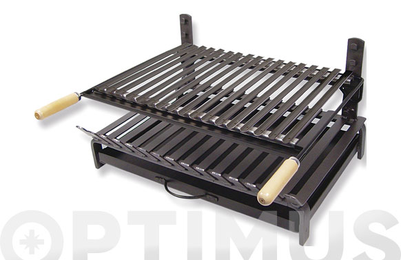 Comprar Parrilla Para Barbacoa 50X40 Cm Con Marco Extensible