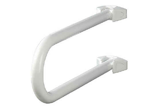 Barra seguridad plegable, blanco, 53 cm