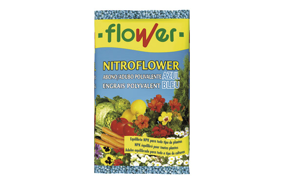 Abono nitroflower azul, 750 g