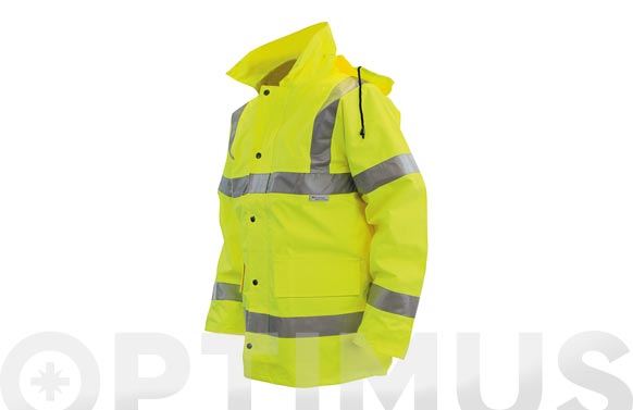 Parka alta visibilidad, amarilla, Talla L