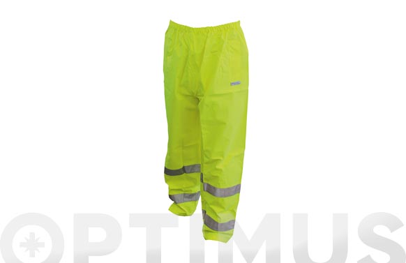 Pantalon alta visibilidad, amarillo, Talla L