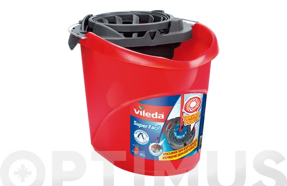 Galleda amb escorredor superfàcil, vermell, 10 l