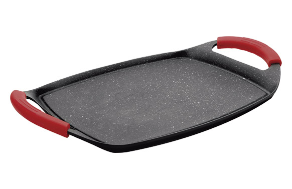 Plancha grill eco stone inducción, 29 x 22,5 cm