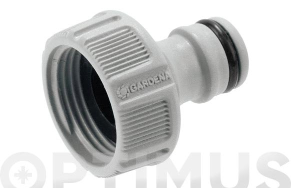 Adaptador mascle per aixeta 26,5 mm, rosca femella 33,3 mm