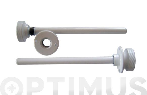Passador seguretat persiana, blanc, 2 u
