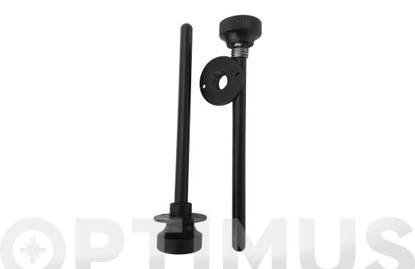 Passador seguretat persiana, negre, 2 u
