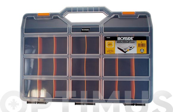 Clasificador maletín, 21 compartimientos,  460 x 350 x 81 mm