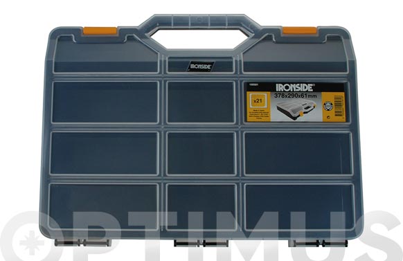 Clasificador maletín, 21 compartimientos,  378 x 290 x 61 mm