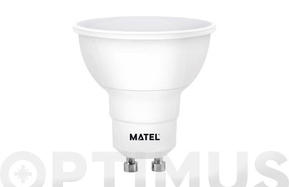 Bombilla led dicroica, GU-10, 5w, luz cálida