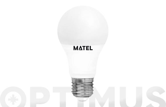 Bombeta led estandard, E27, 10w, llum freda