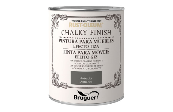 Pintura Chalky antracita, 750 ml