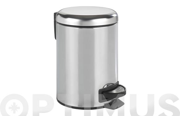 Galleda bany amb pedal, inox, 3 l