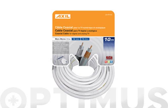 Cable coaxial antena TV, 5 m