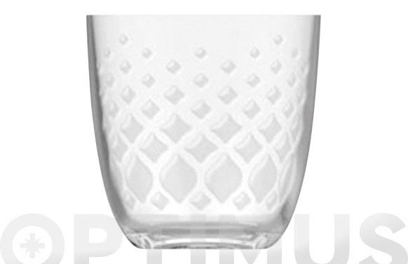 Vaso agua Glit, 6 u, 30 cl  