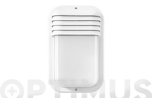 Aplique exterior vertical blanco, E-27, 18 w