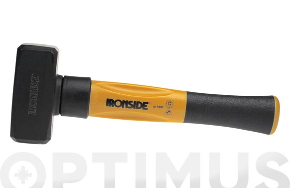 Maça quadrada, 1.000 g, 260 mm, cap 39 mm
