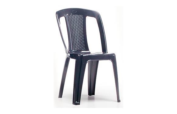Cadira monobloc Elba, sense braços, 48 x 51 x 83 cm